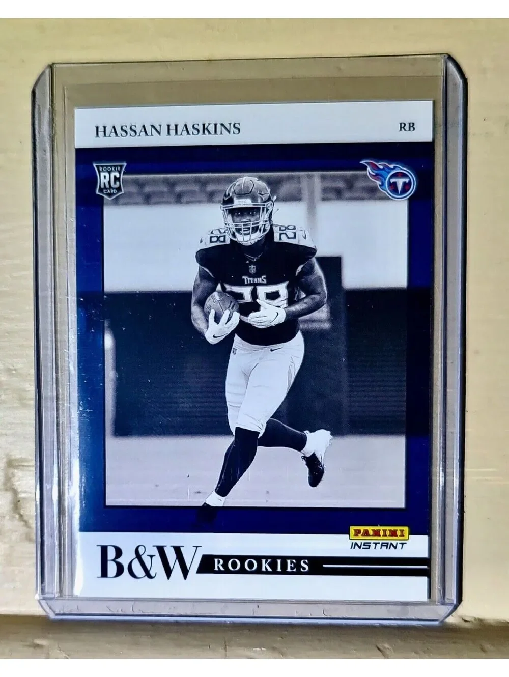 Hassan Haskins 2022 Panini NFL Black & White Rookies #37 Football Card 1 of 649